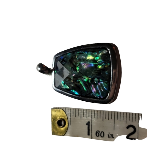 Faux Abalone Pendant - Picture 7 of 7